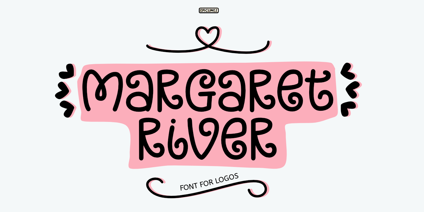 Beispiel einer Margaret River Regular-Schriftart